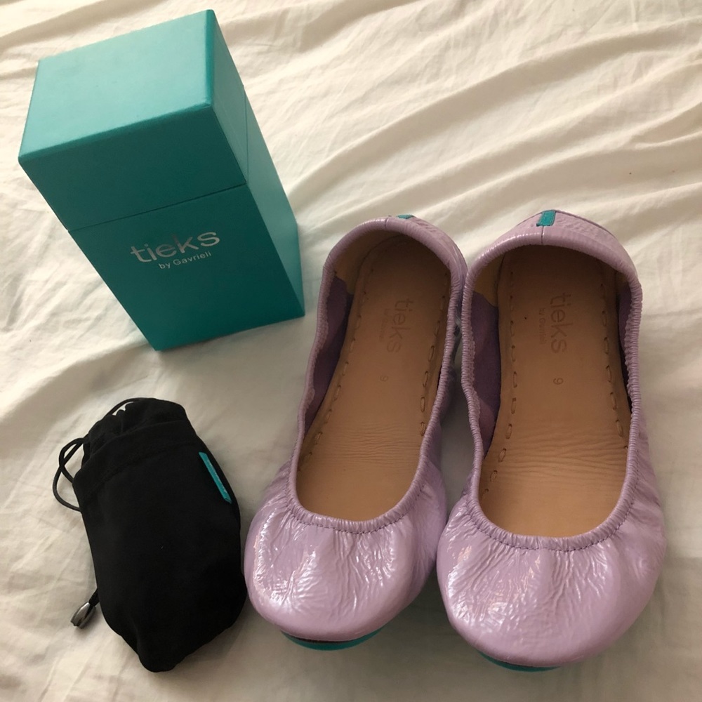 Tieks flat ballet leather shoes